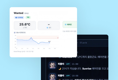 오피스가 살아있다: AI와 IoT가 관리하는 원티드 오피스